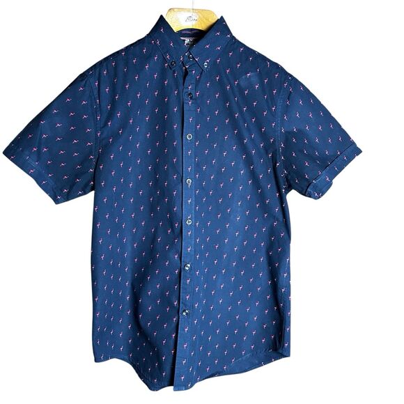 Denim & Flower‎ Ricky Singh Mens Size Medium Short Sleeve Button-up Shirt - Picture 1 of 4